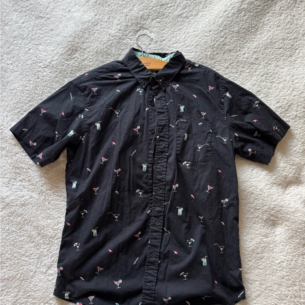 3 Men's Hawaiian  Short Sleeve Shirts.